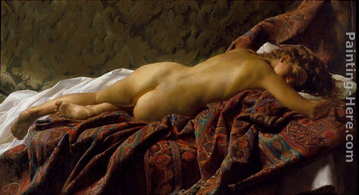Jacob Collins Reclining Nude